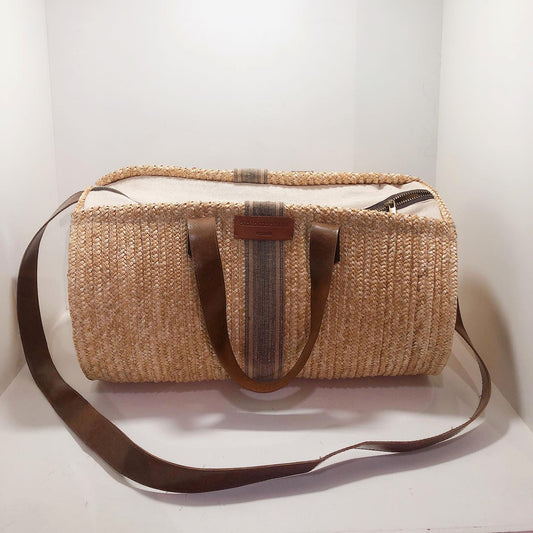 Stella Natural Straw Weekend Bag